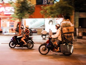 Getting around in Ho Chi Minh.